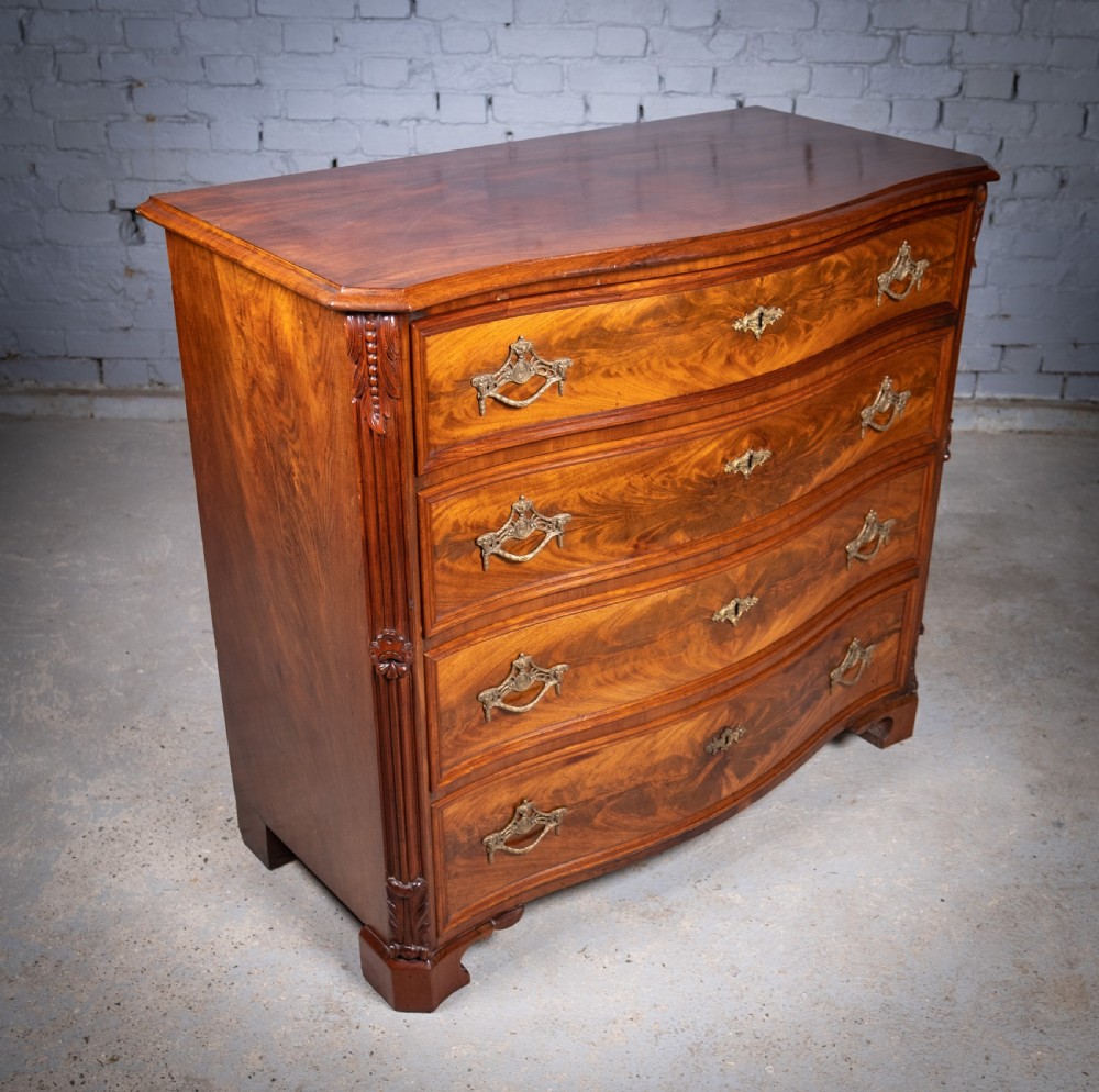 Serpentine Chest Of Drawers by P.G. Axner, Stockholm, c.1850 View XI