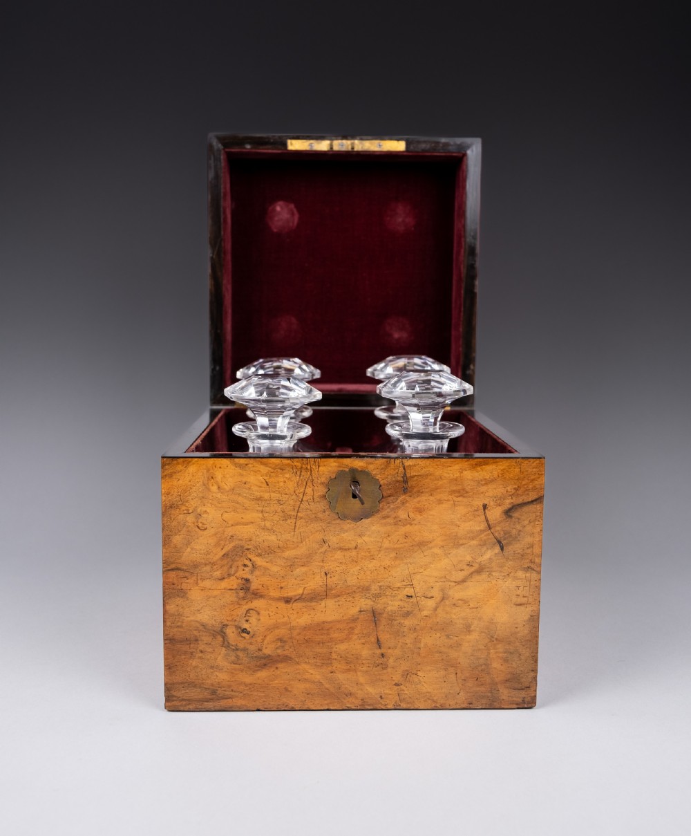 Large Victorian Walnut Decanter Box View III