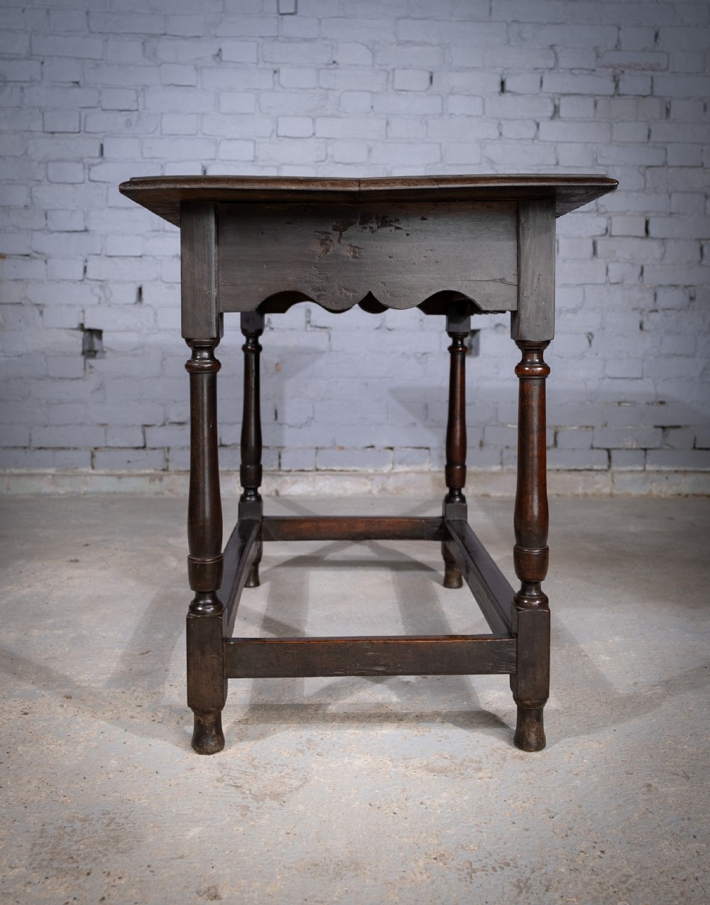 Rare 17th Century Padouk Side Table View V
