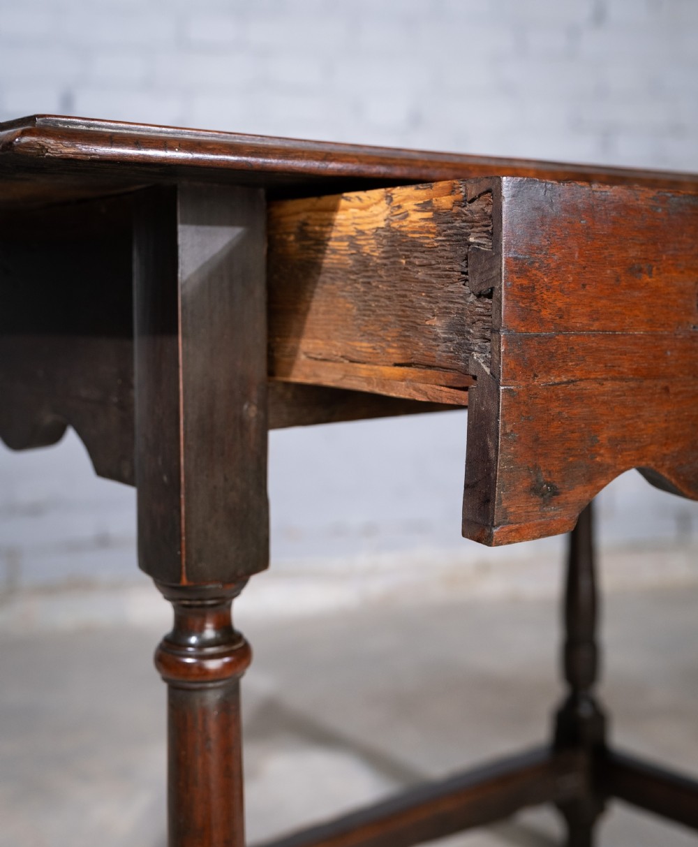 Rare 17th Century Padouk Side Table View IX
