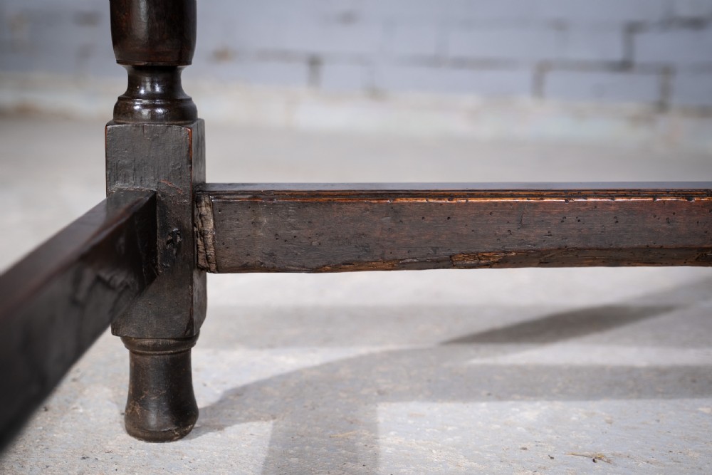 Rare 17th Century Padouk Side Table View XIII