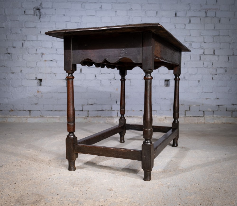 Rare 17th Century Padouk Side Table View XV