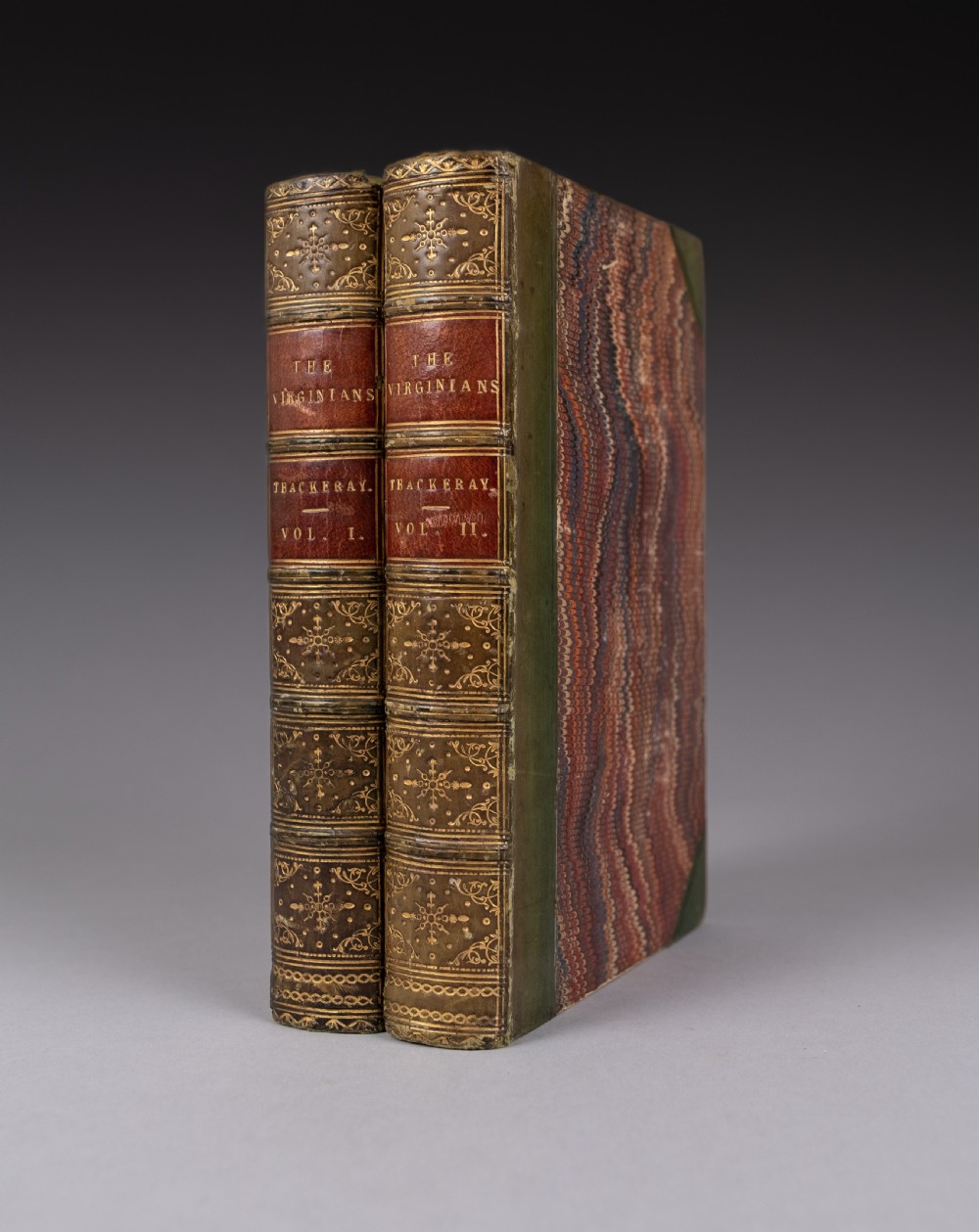 1858-59 The Virginians by W. Thackeray. First Issue, First Edition. 2 Book Set.