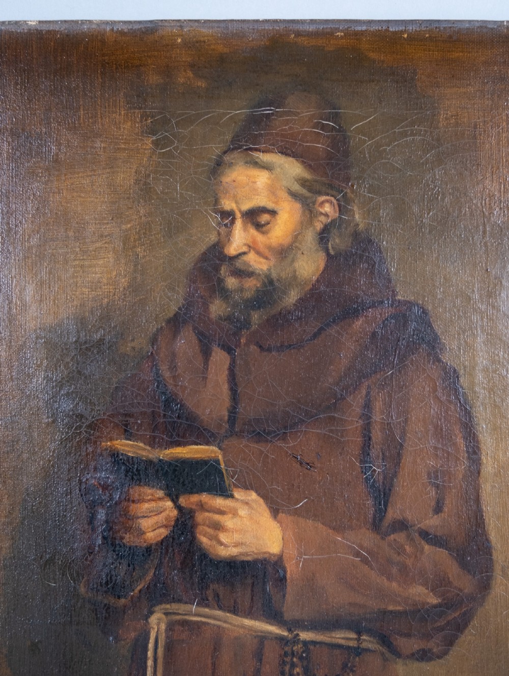 19th Century Oil On Canvas - The Friar View IV