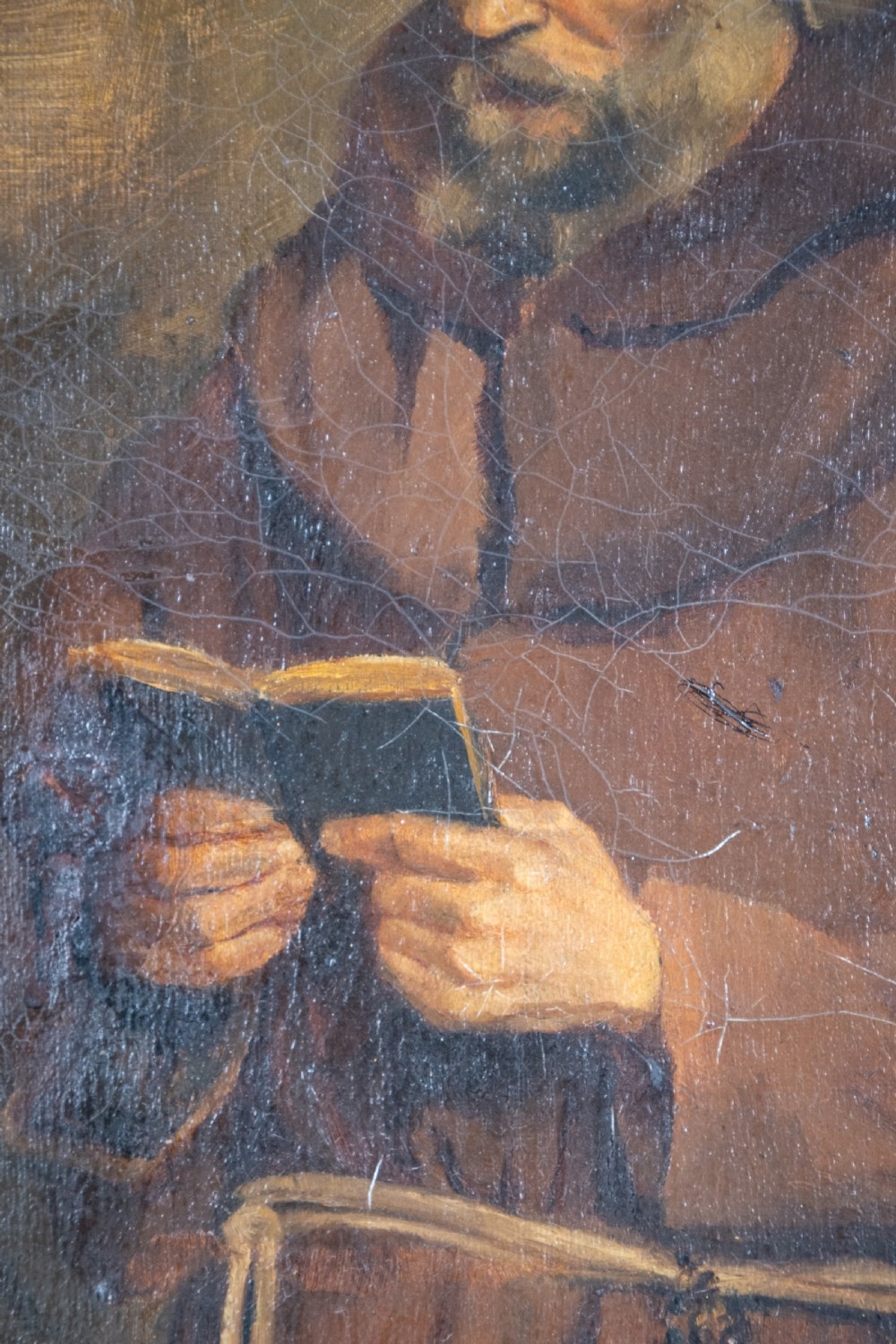 19th Century Oil On Canvas - The Friar View VI