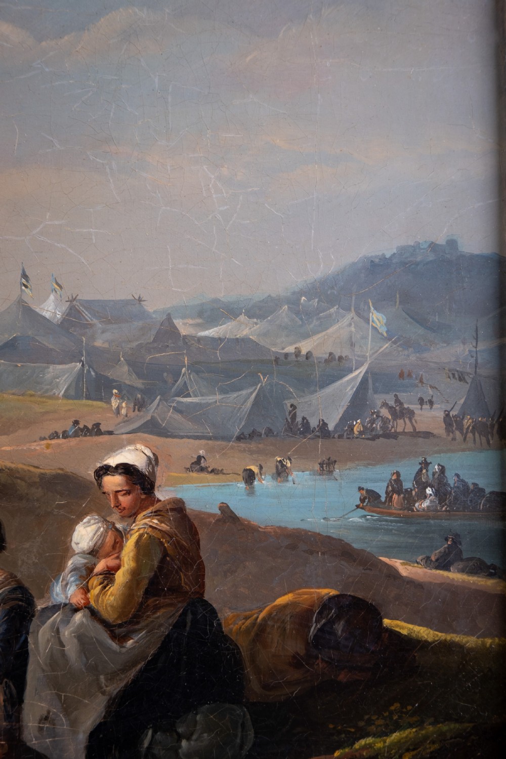 Follower Of Philips Wouwerman (1619-1668) - A Military Camp - 18th Century, Oil On Canvas. View X