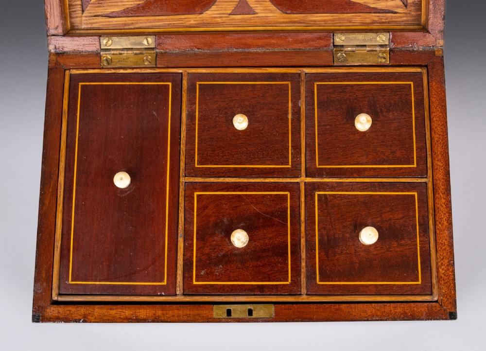 Fine 19th Century Inlaid Walnut Jewellery Box View VI