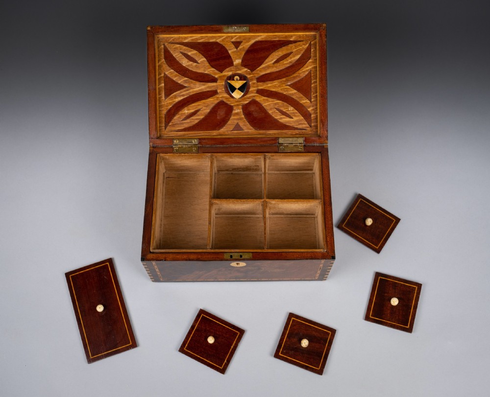 Fine 19th Century Inlaid Walnut Jewellery Box View VII
