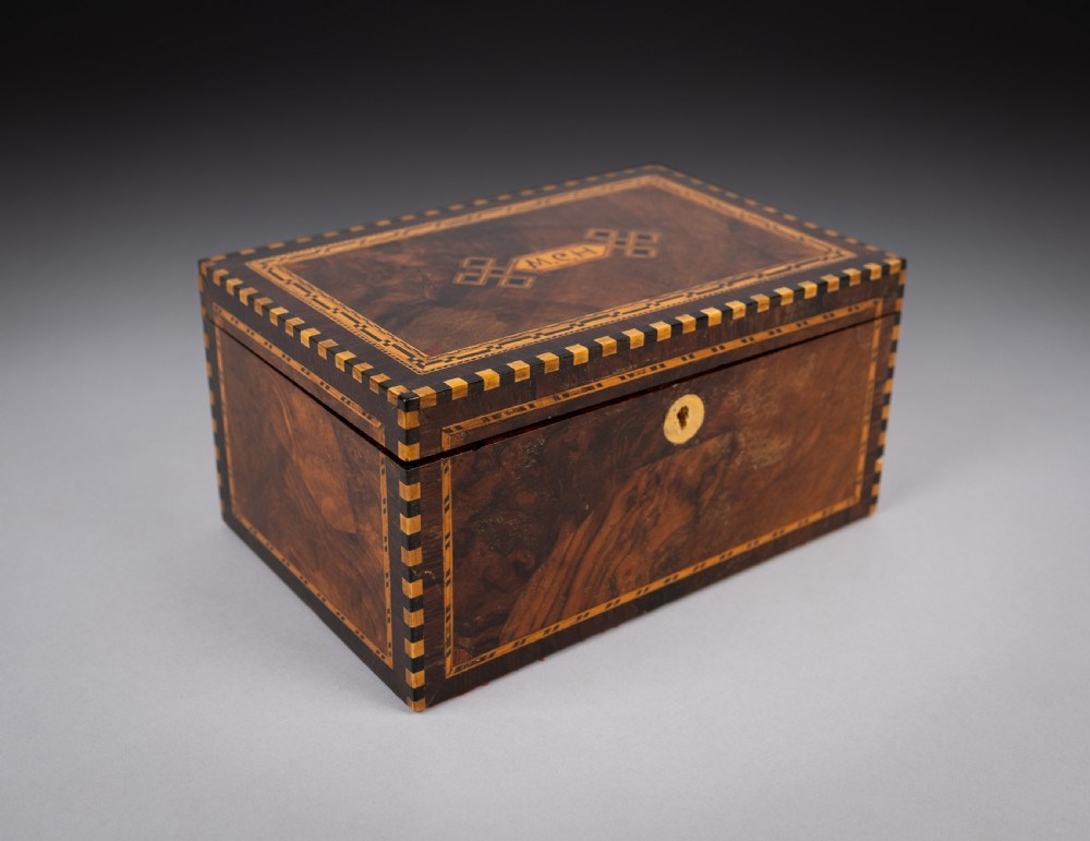 Fine 19th Century Inlaid Walnut Jewellery Box View IX