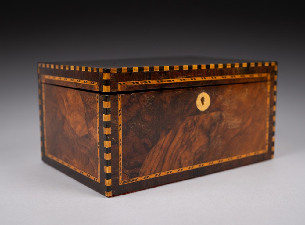 Fine 19th Century Inlaid Walnut Jewellery Box View XVI