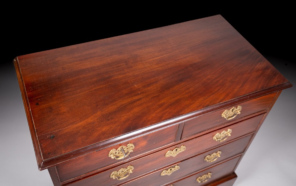 George III Mahogany Chest Of Drawers View V