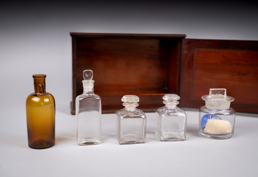 19th Century Mahogany Apothecary Cabinet With Key View III