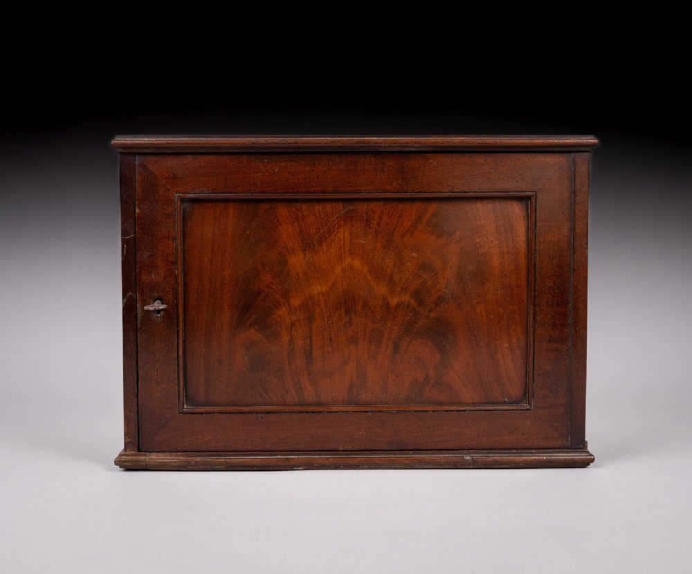 19th Century Mahogany Apothecary Cabinet With Key View X
