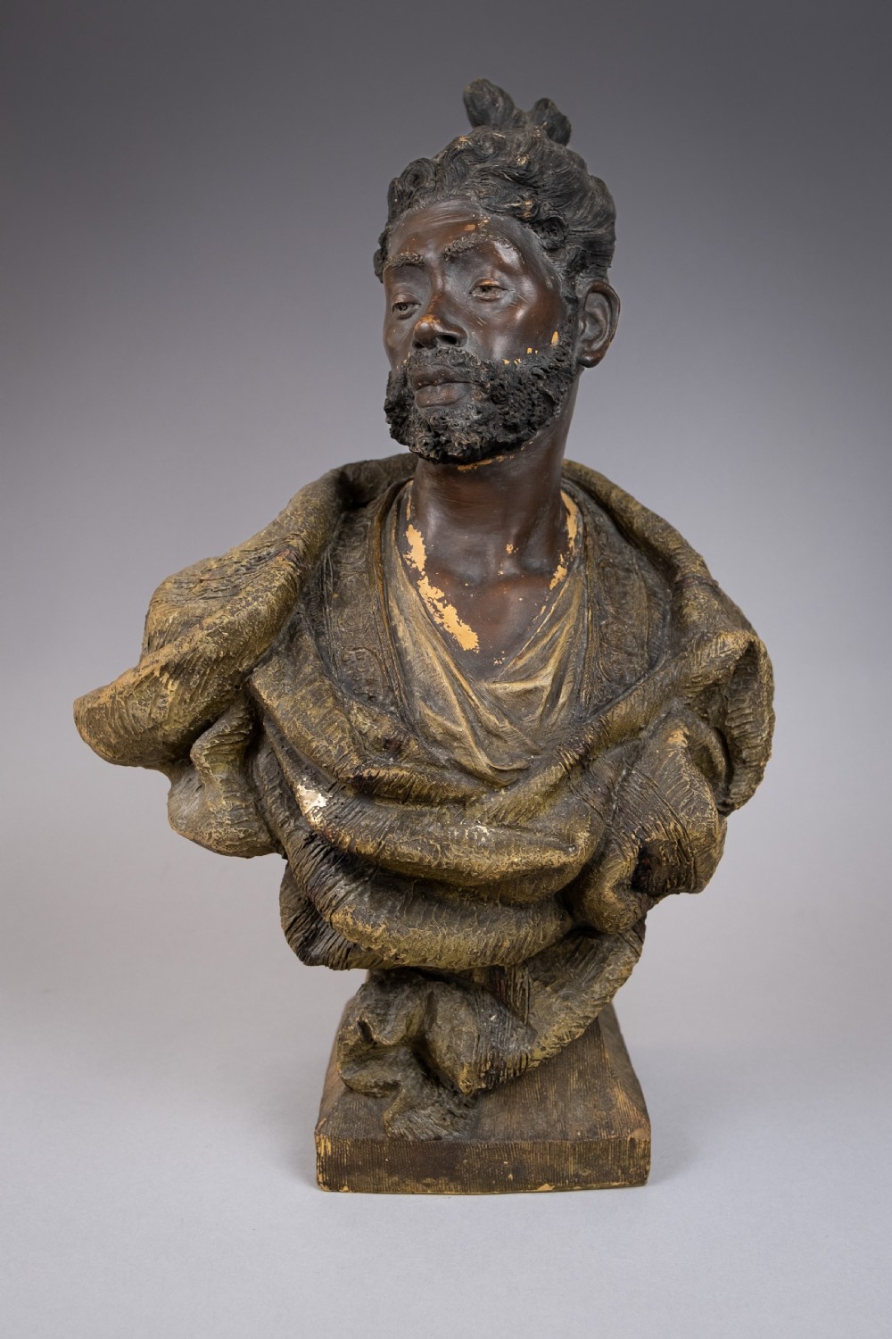 Friedrich Goldscheider (1845-97) Orientalist Terracotta Bust, c.1890. View IV