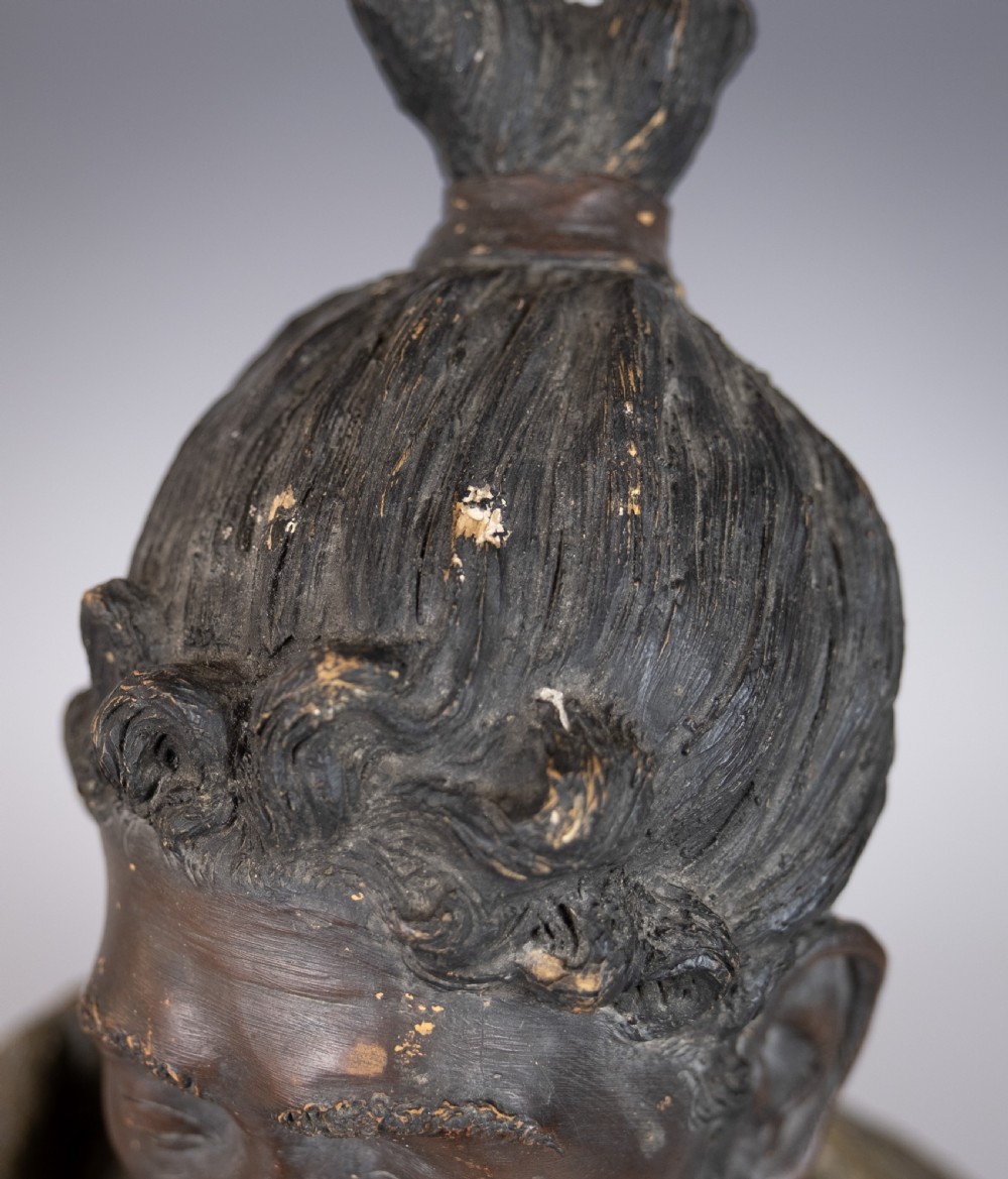 Friedrich Goldscheider (1845-97) Orientalist Terracotta Bust, c.1890. View IX