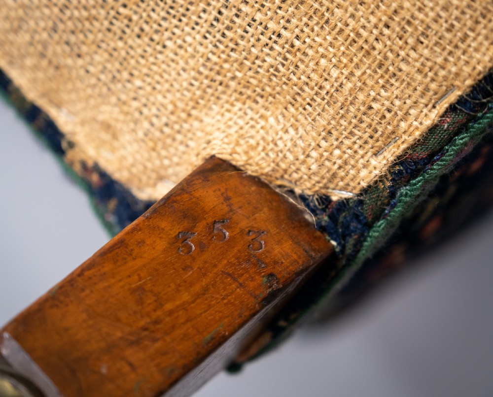 Howard Style Walnut Open Armchair, c.1880 (stamped) View XIII