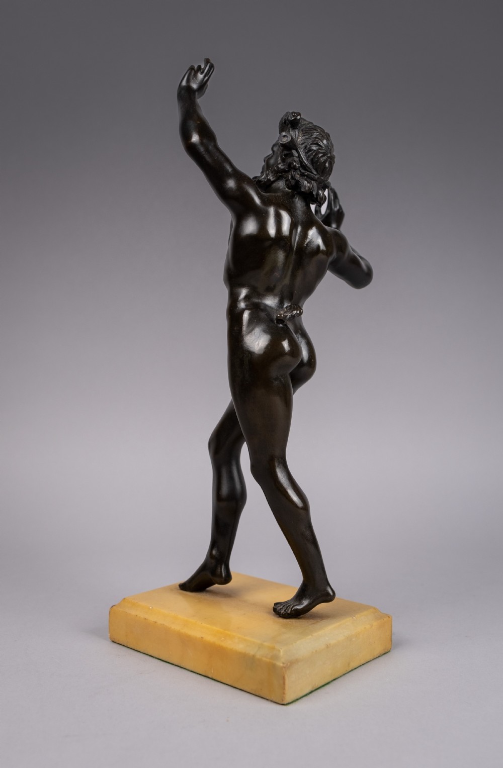 Grand Tour Bronze Of The Dancing Faun. View V