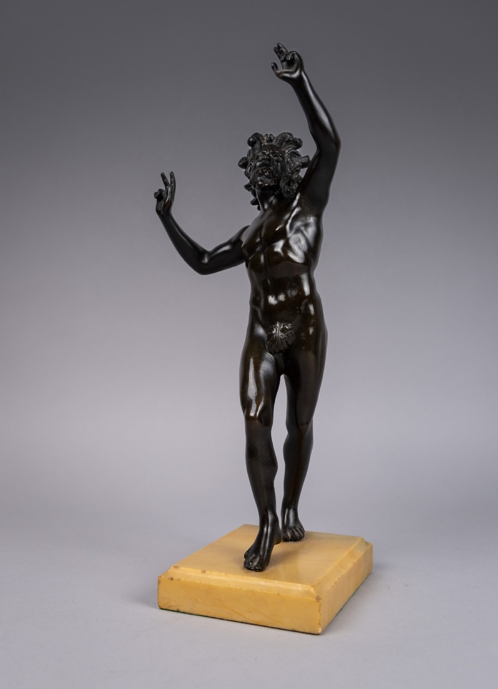 Grand Tour Bronze Of The Dancing Faun. View VI