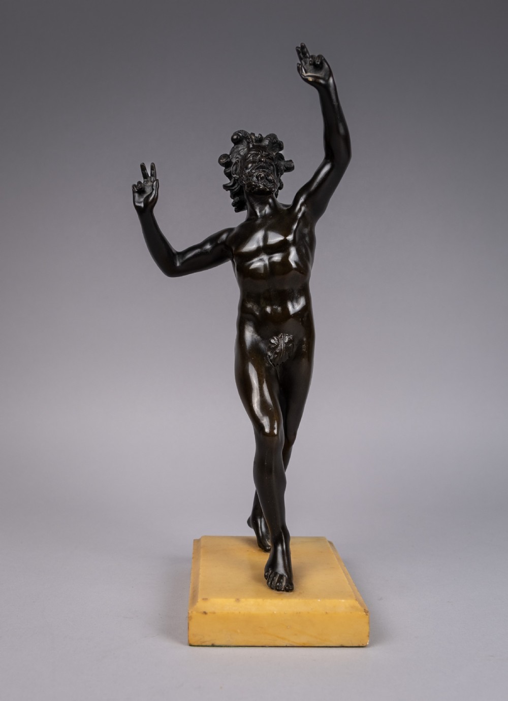 Grand Tour Bronze Of The Dancing Faun. View VII