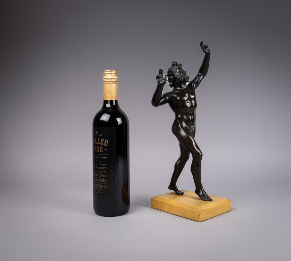 Grand Tour Bronze Of The Dancing Faun. View X