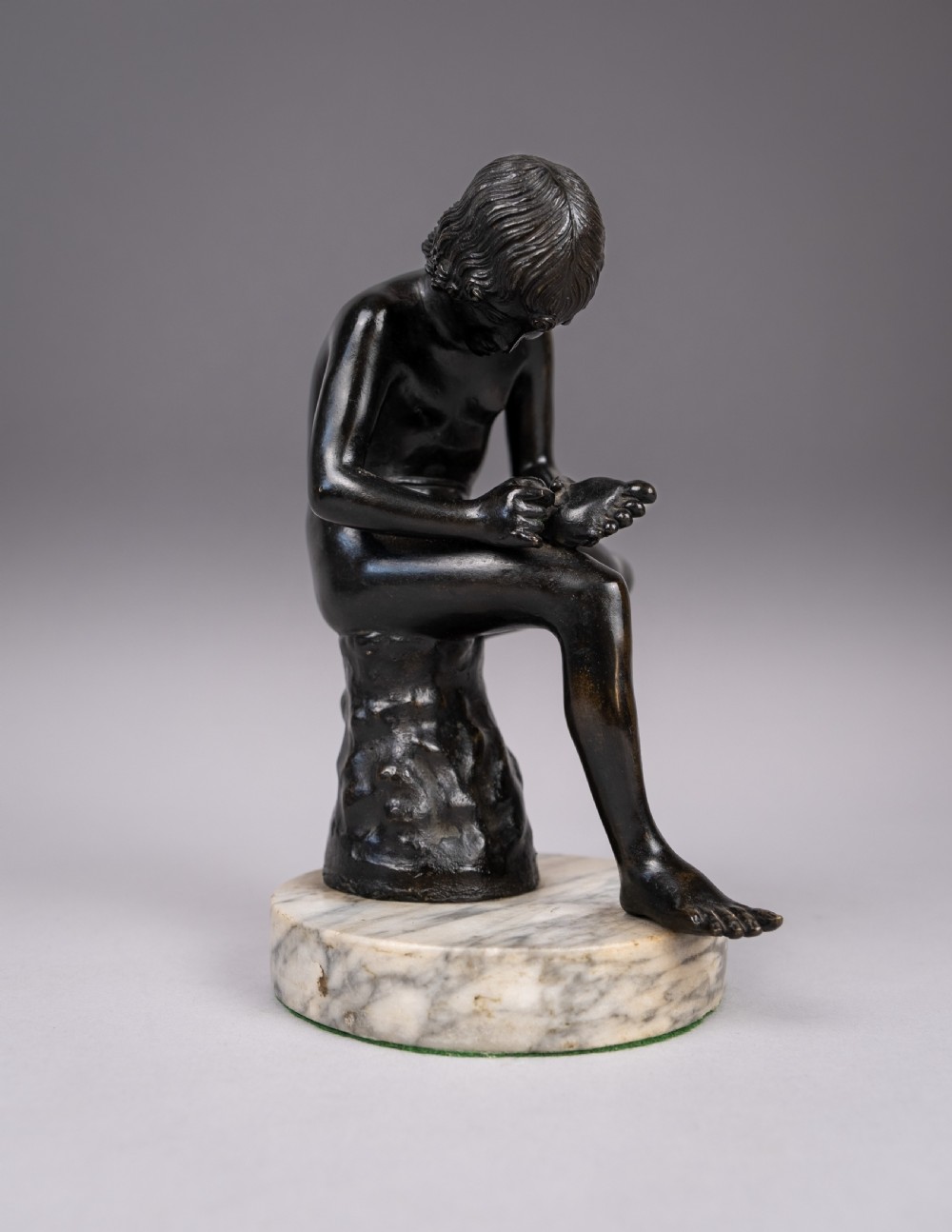 Grand Tour Bronze Of Spinario