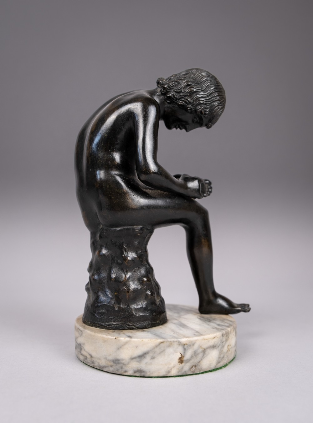 Grand Tour Bronze Of Spinario View II