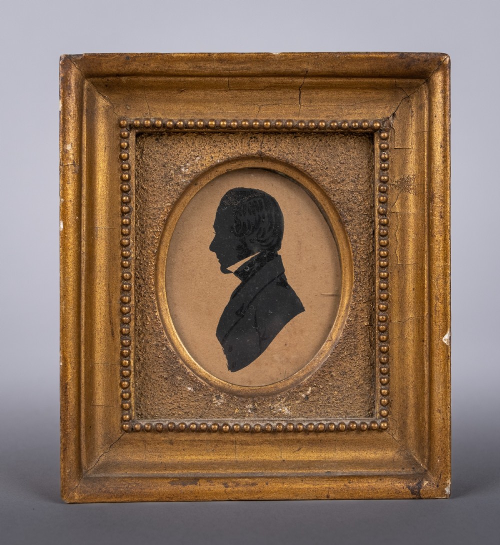 Regency Silhouette Of A Gentleman, c.1820