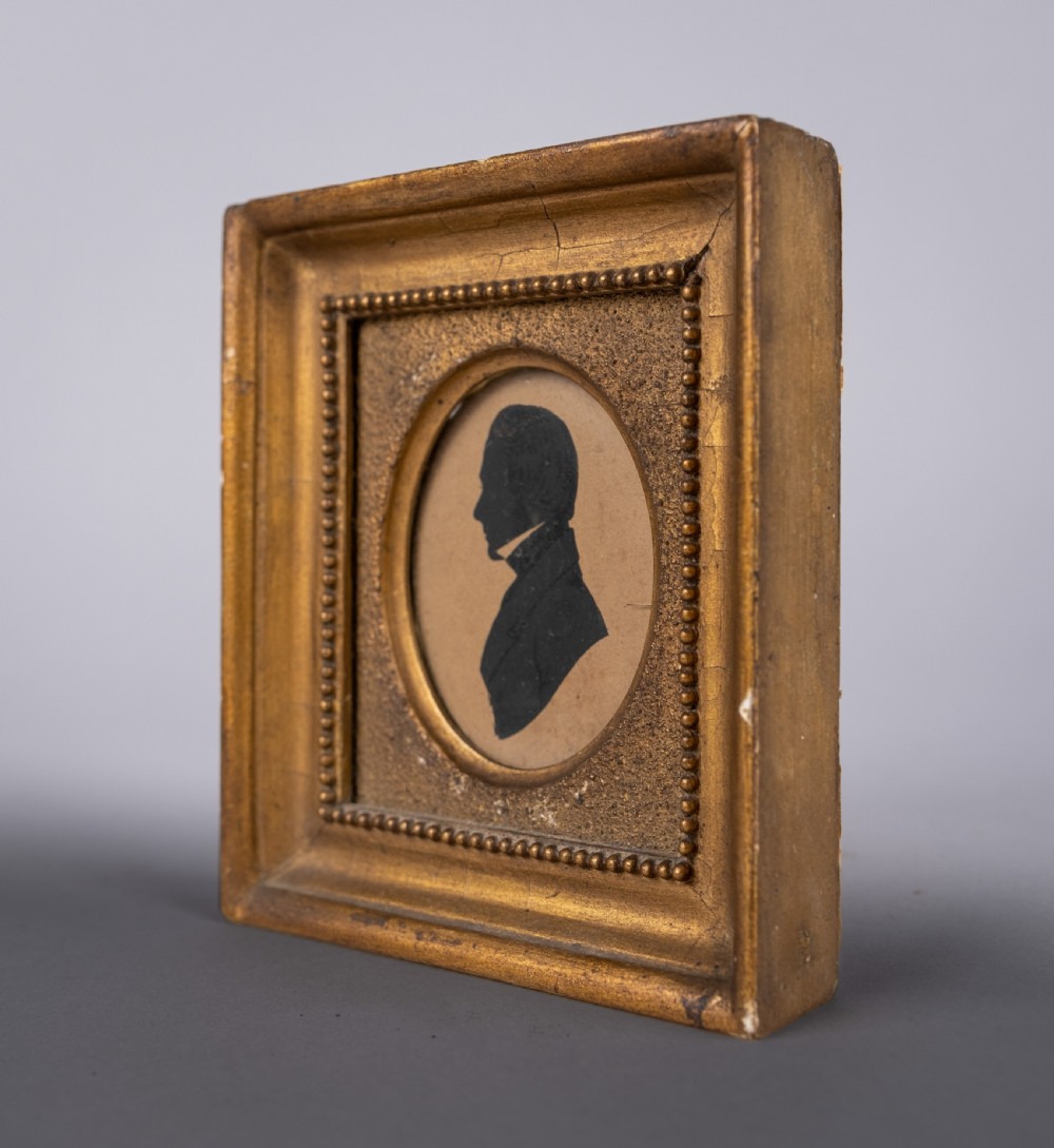 Regency Silhouette Of A Gentleman, c.1820 View IV