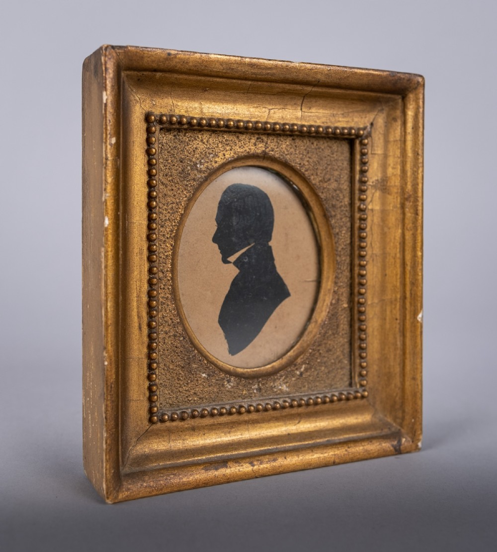 Regency Silhouette Of A Gentleman, c.1820 View V
