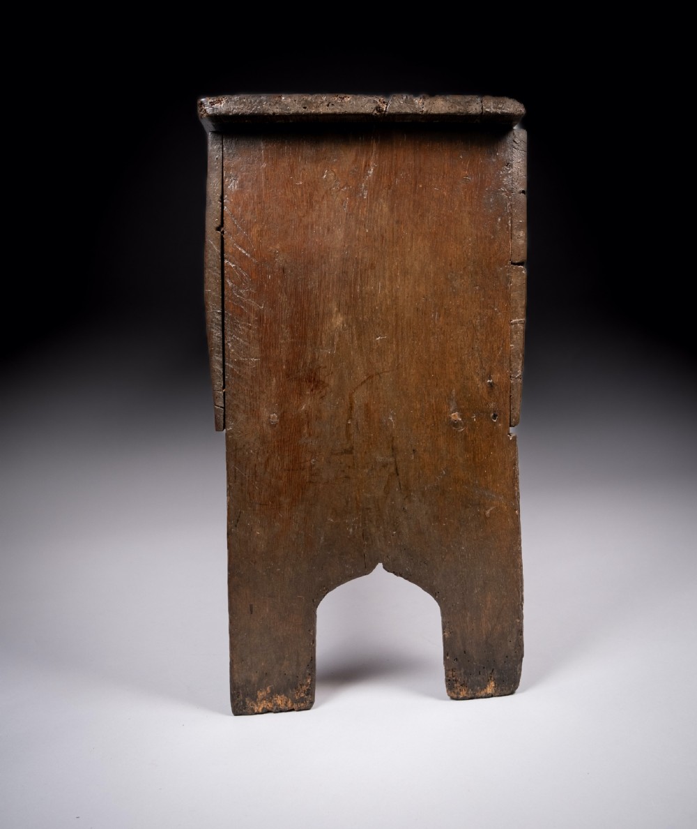 17th Century Oak Six Plank Coffer View X