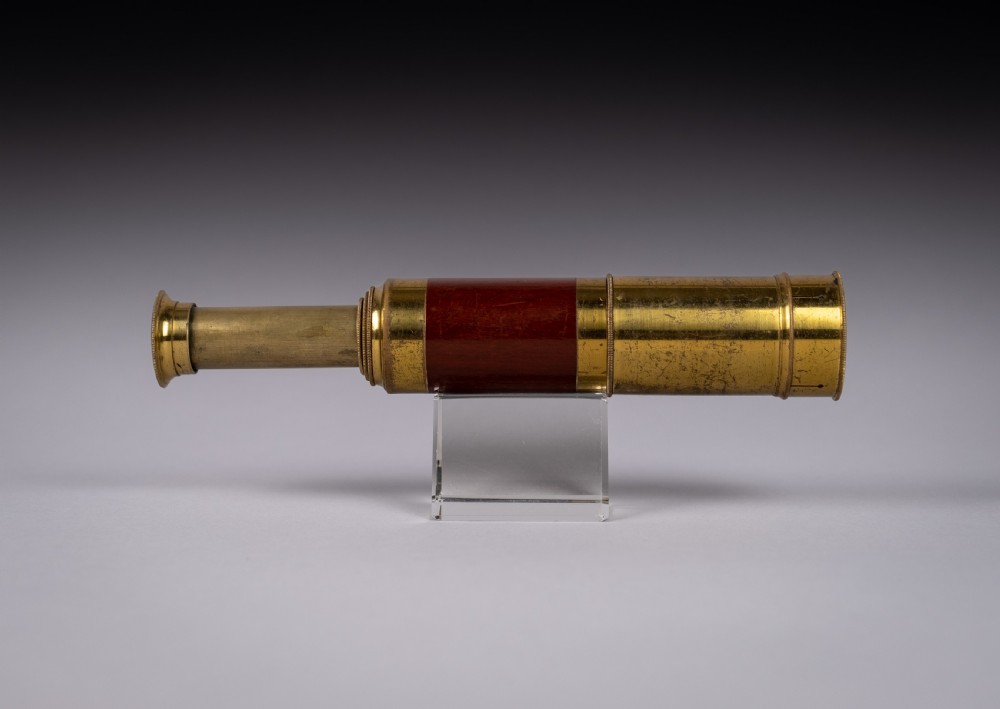 Late 19th Century Three-Draw Mahogany & Brass Telescope View II
