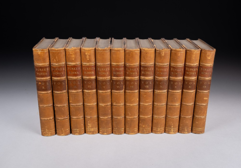 1899 Works Of Edmund Burke In 12 Volumes. Book Set. View II