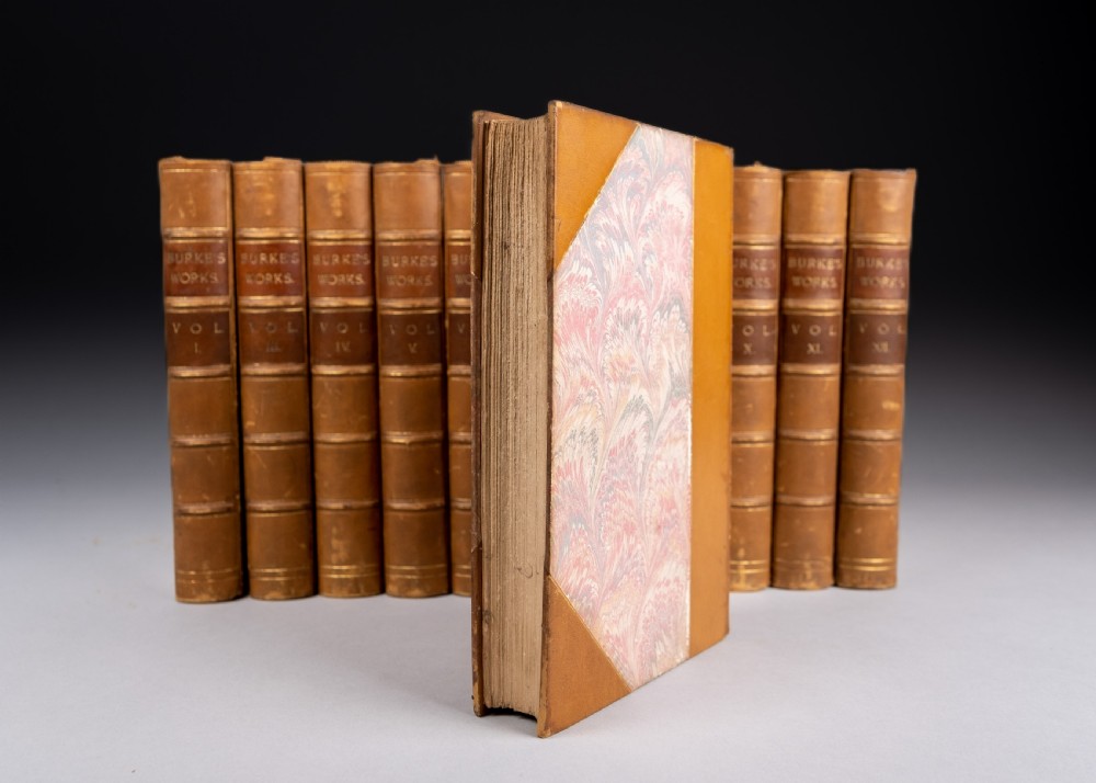 1899 Works Of Edmund Burke In 12 Volumes. Book Set. View V