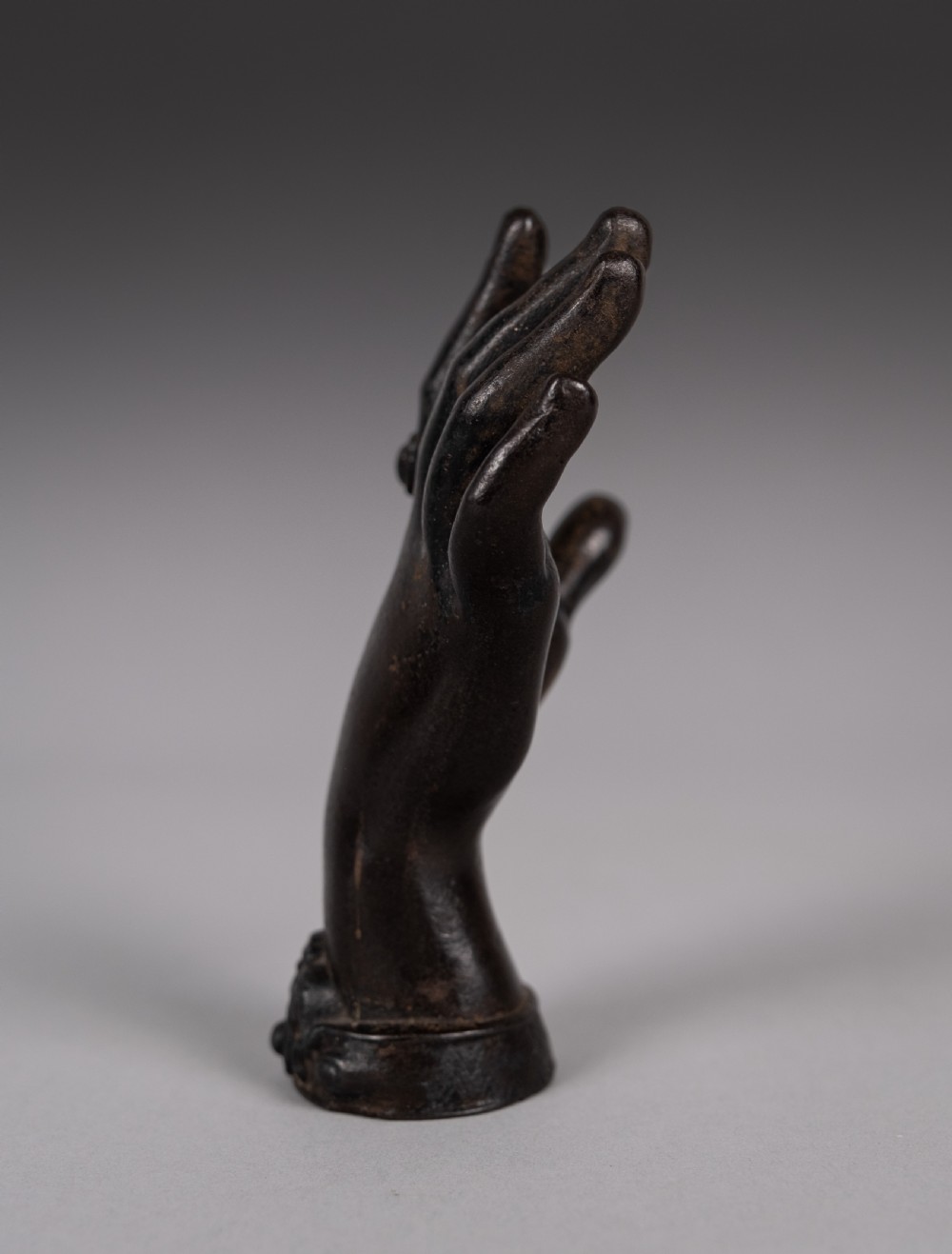 Fine Victorian Bronze Ladies' Hand Paperweight View VI