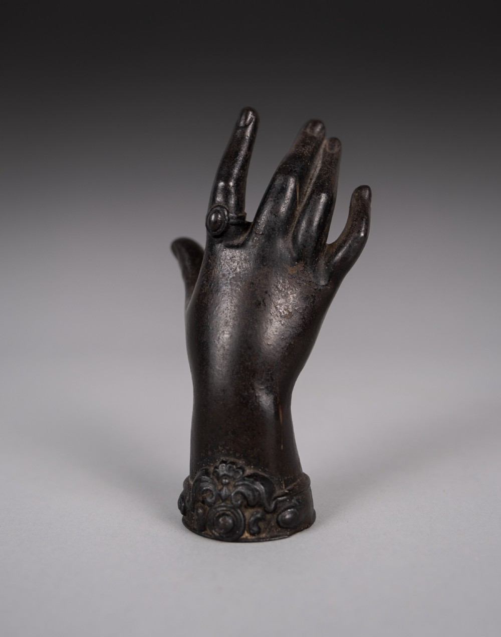 Fine Victorian Bronze Ladies' Hand Paperweight View VII