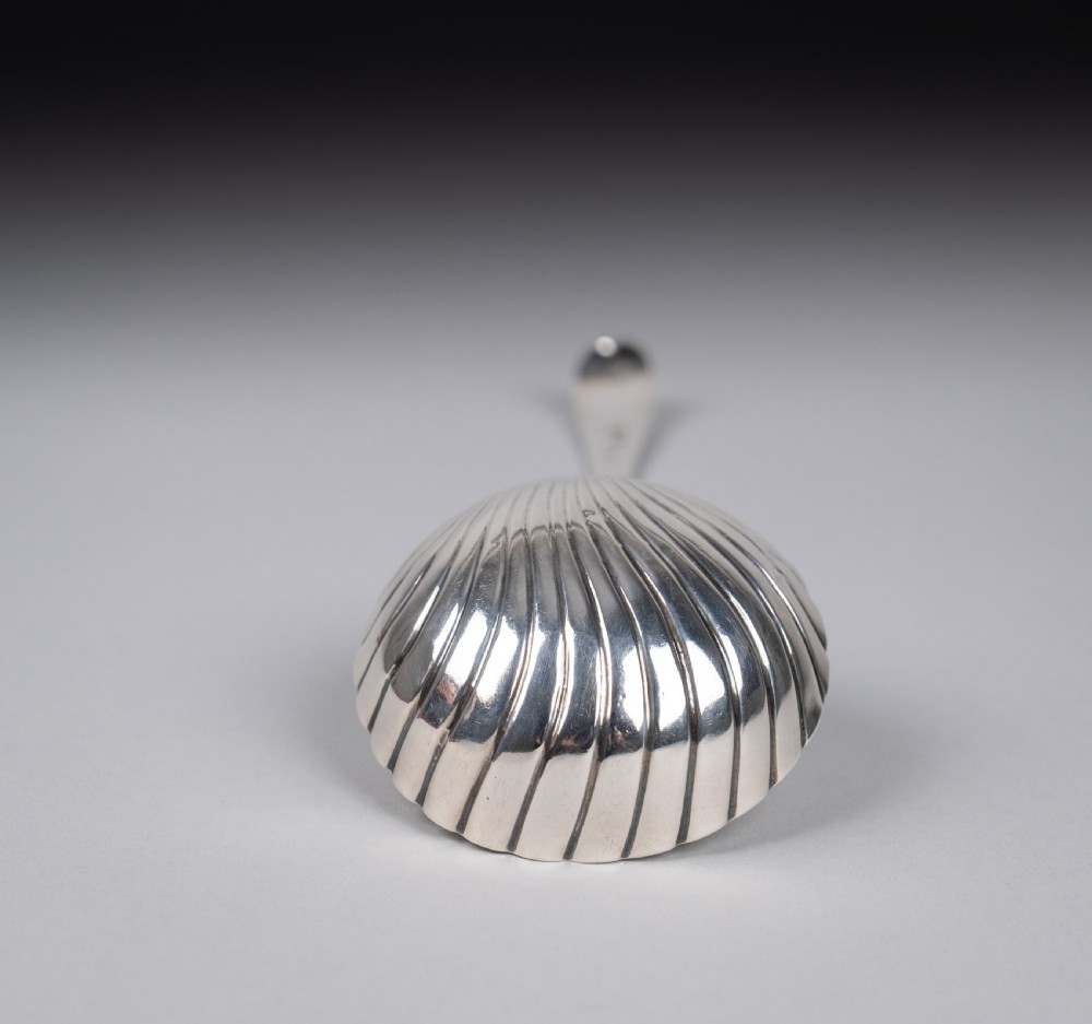 Sterling Silver Ladle by Hester Bateman, London, 1787 (With Case) View VII