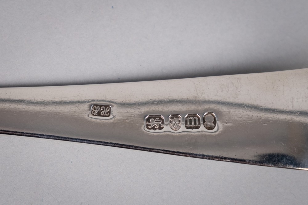 Sterling Silver Ladle by Hester Bateman, London, 1787 (With Case) View VIII