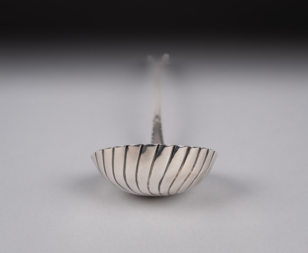 Sterling Silver Ladle by Hester Bateman, London, 1787 (With Case) View XIII