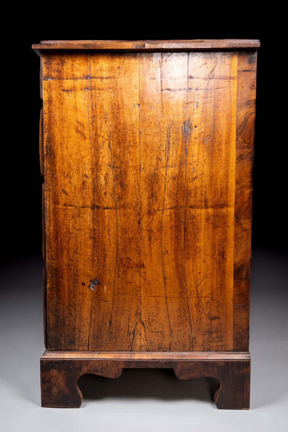 George II Walnut Cross Banded Chest Of Drawers, c.1740 View IX