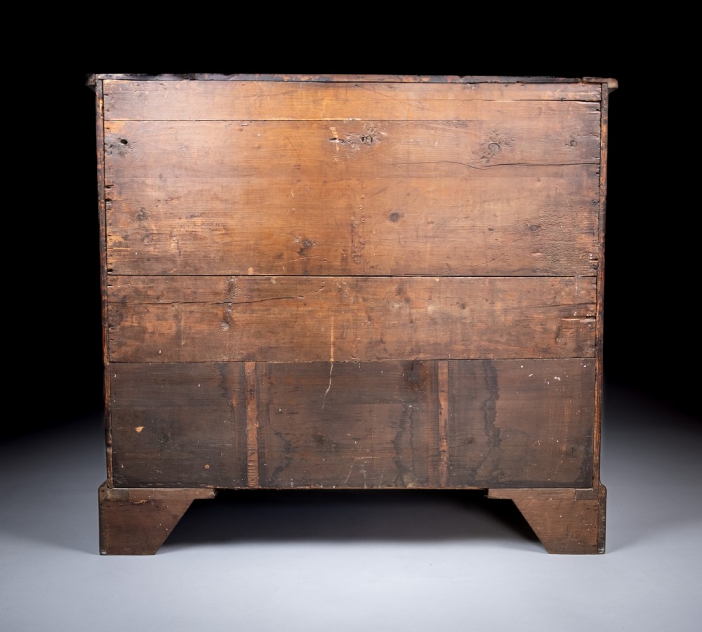 George II Walnut Cross Banded Chest Of Drawers, c.1740 View XVI