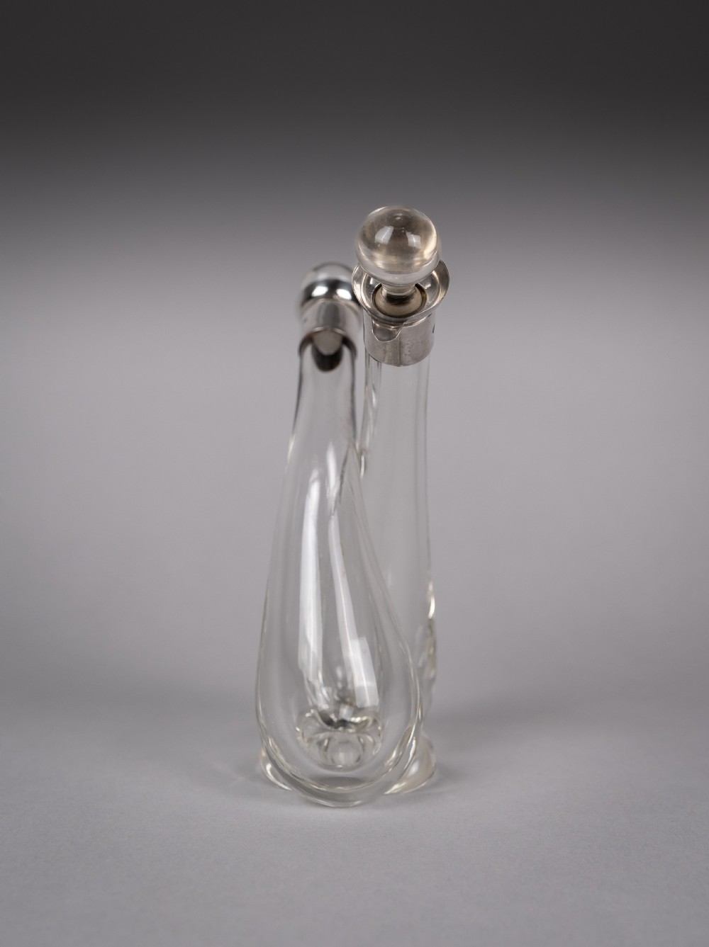 Sterling Silver Double Oil and Vinegar Bottle by William Hutton & Sons, 1922 View VIII