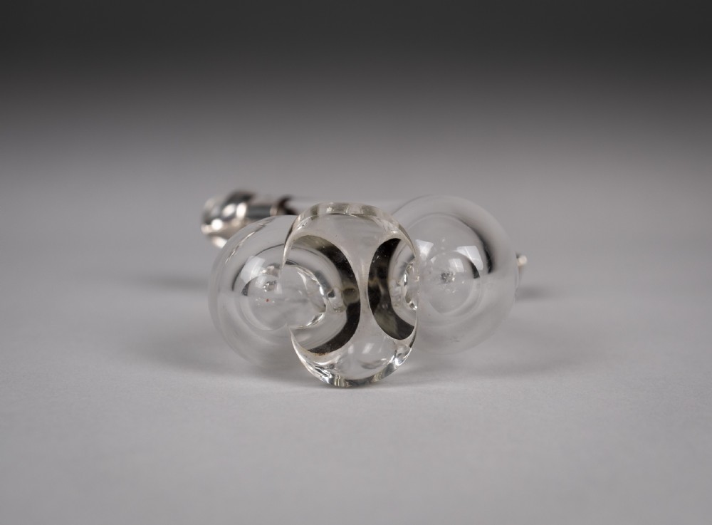 Sterling Silver Double Oil and Vinegar Bottle by William Hutton & Sons, 1922 View X