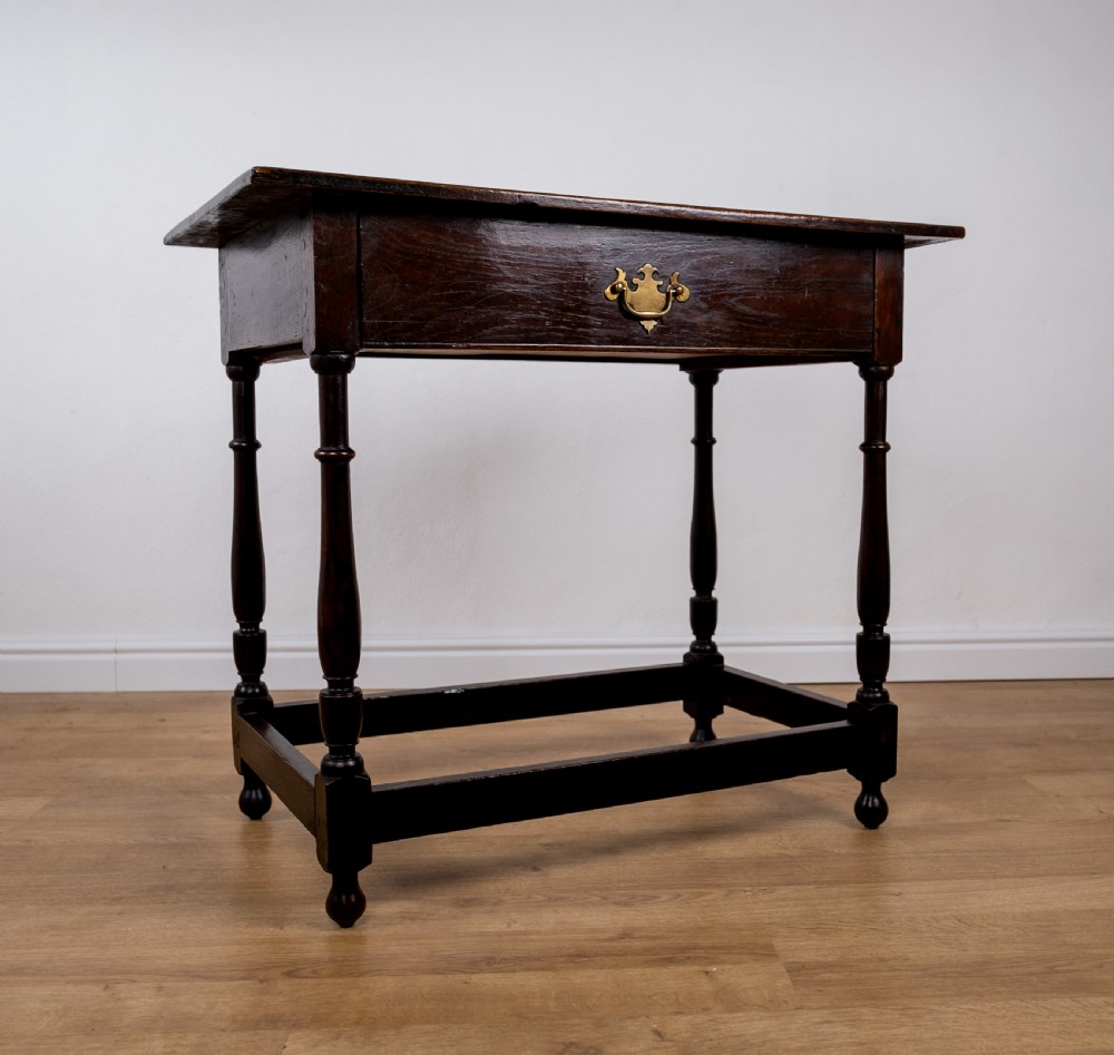 18th Century English Oak Side Table