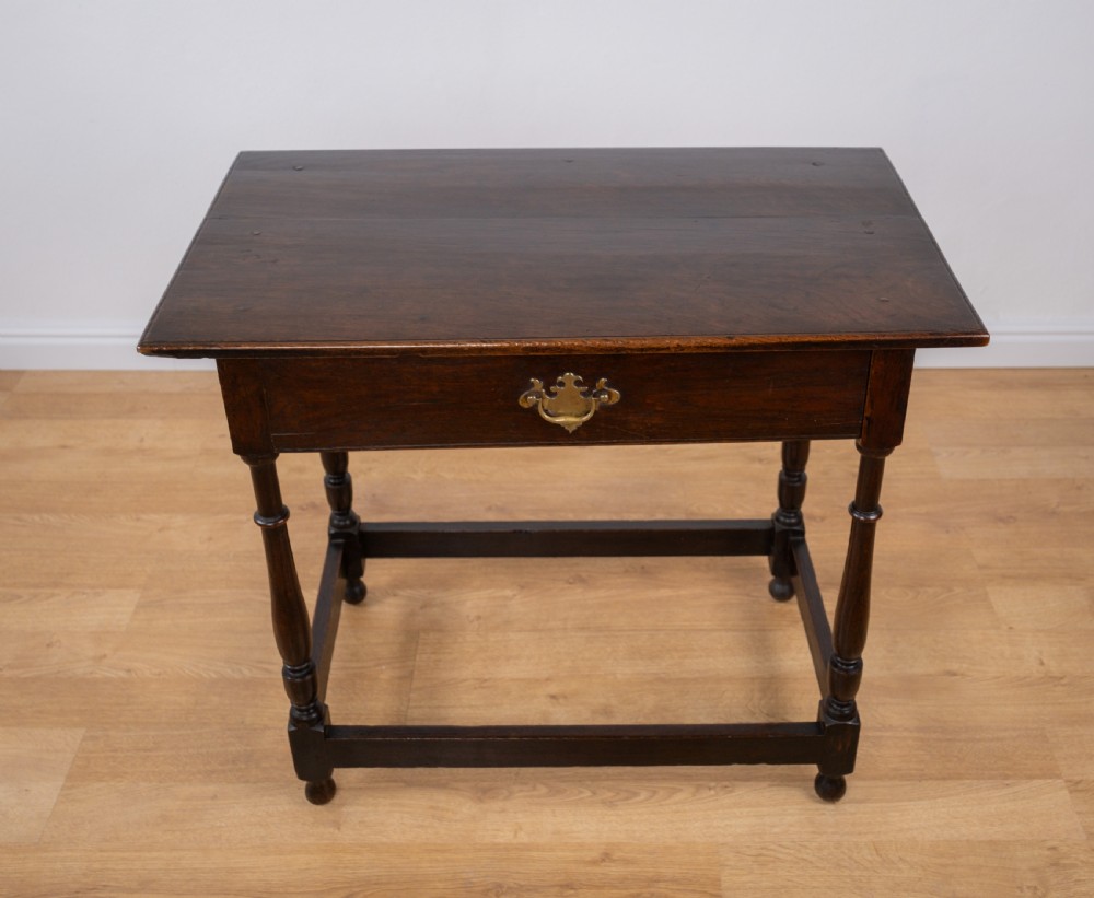 18th Century English Oak Side Table View III