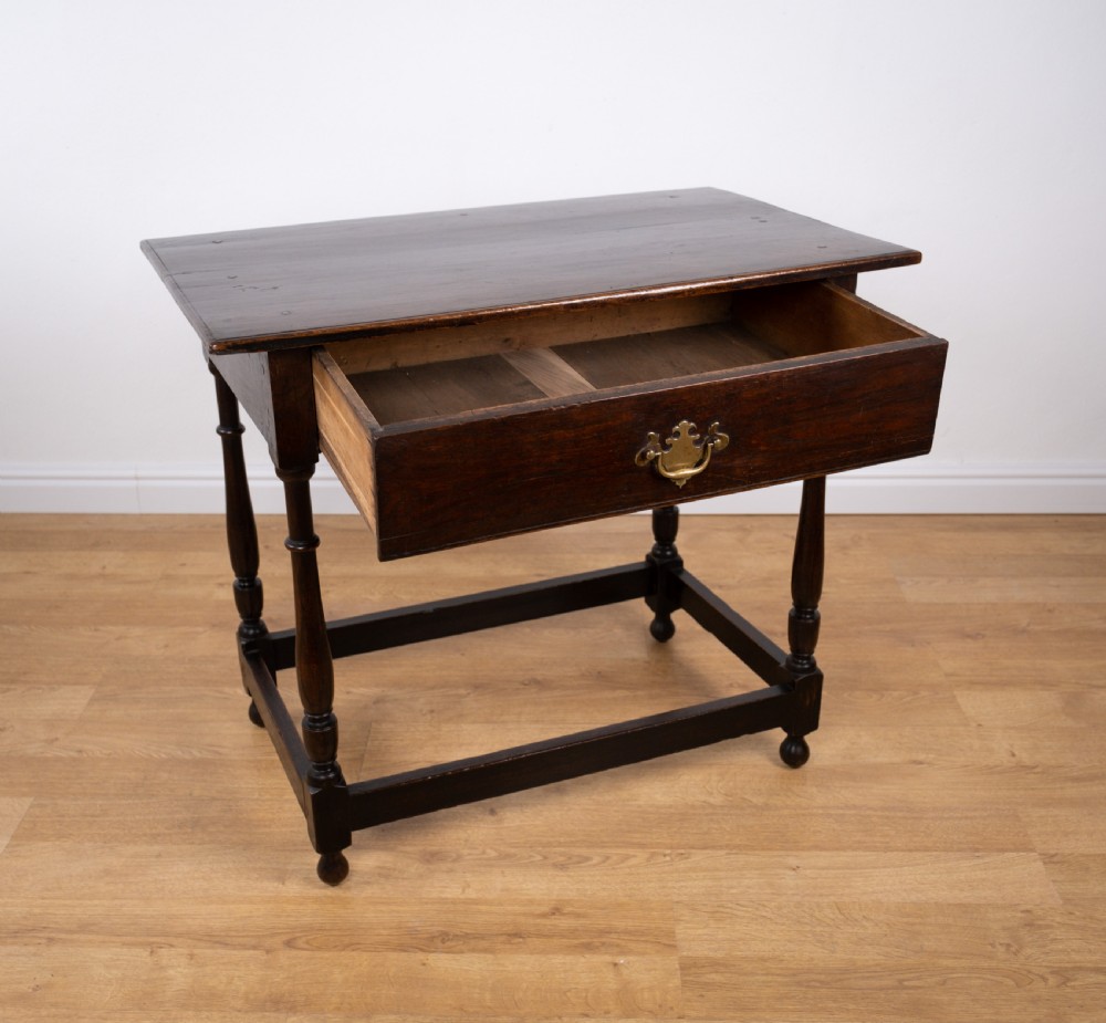 18th Century English Oak Side Table View V