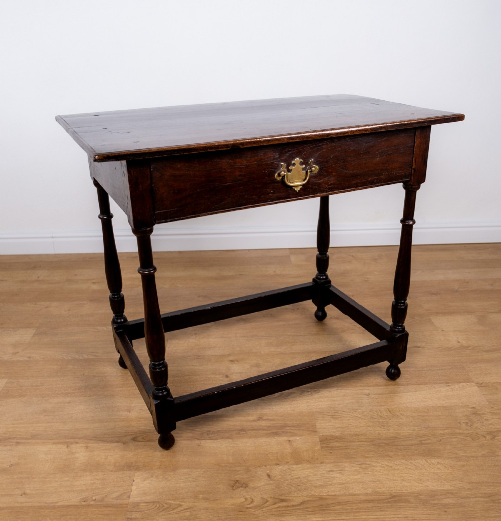 18th Century English Oak Side Table View VI