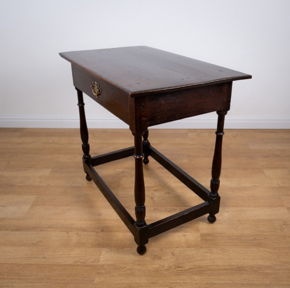 18th Century English Oak Side Table View XI