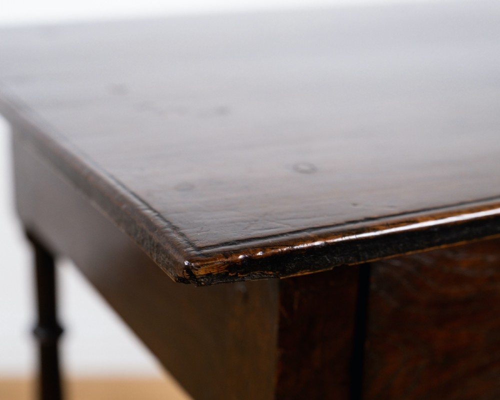 18th Century English Oak Side Table View XII