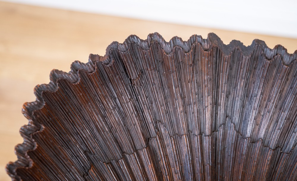 Late 19th Century Venetian Walnut Grotto Stool View XVII