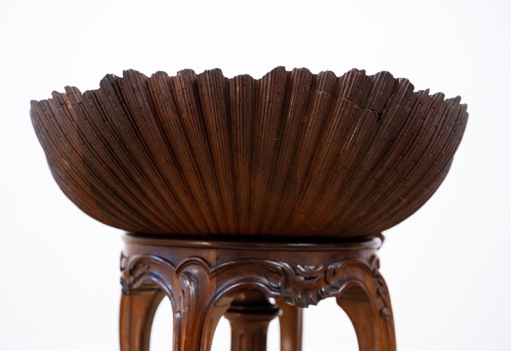 Late 19th Century Venetian Walnut Grotto Stool View XVIII